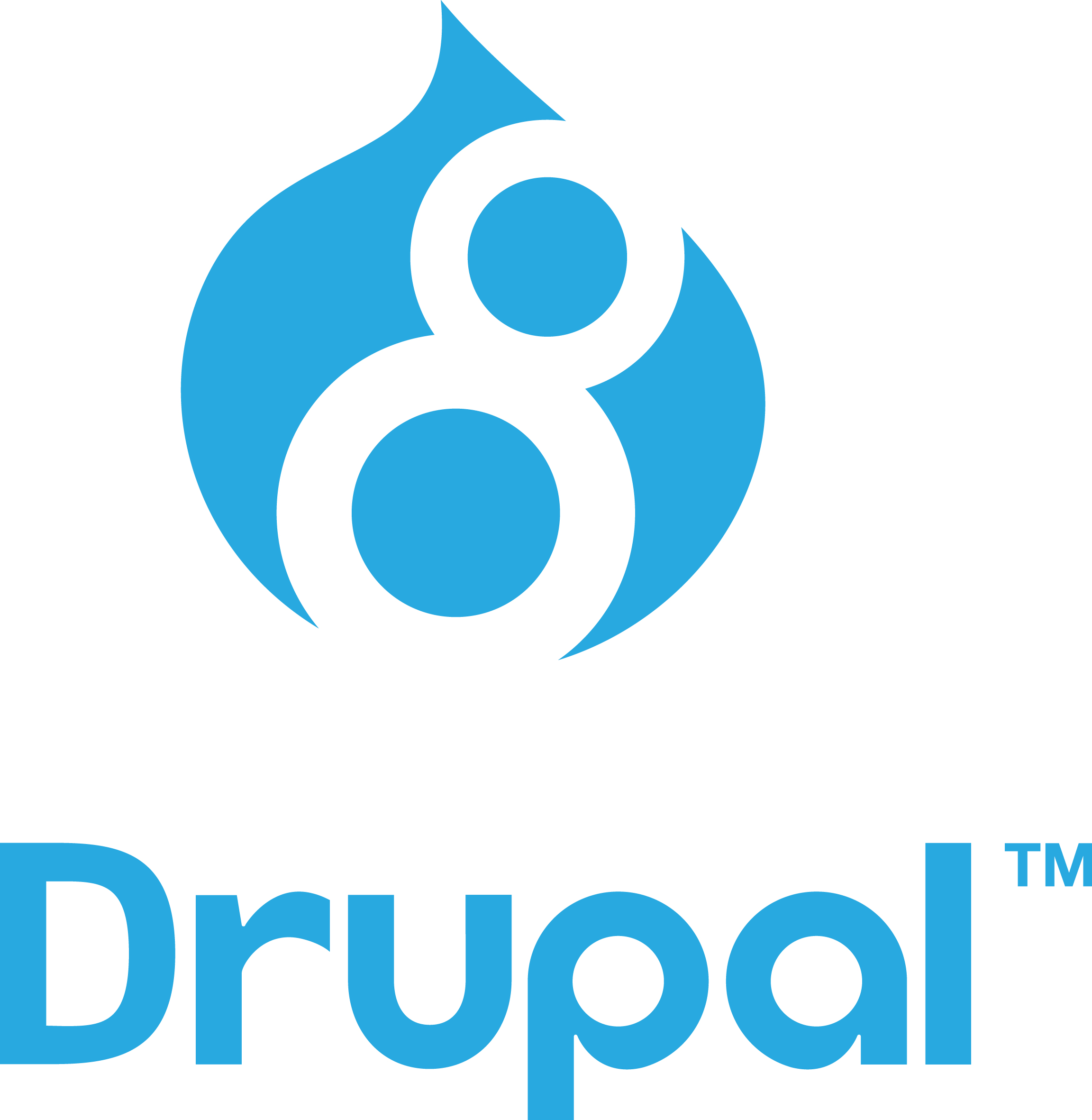 Drupal web development logo